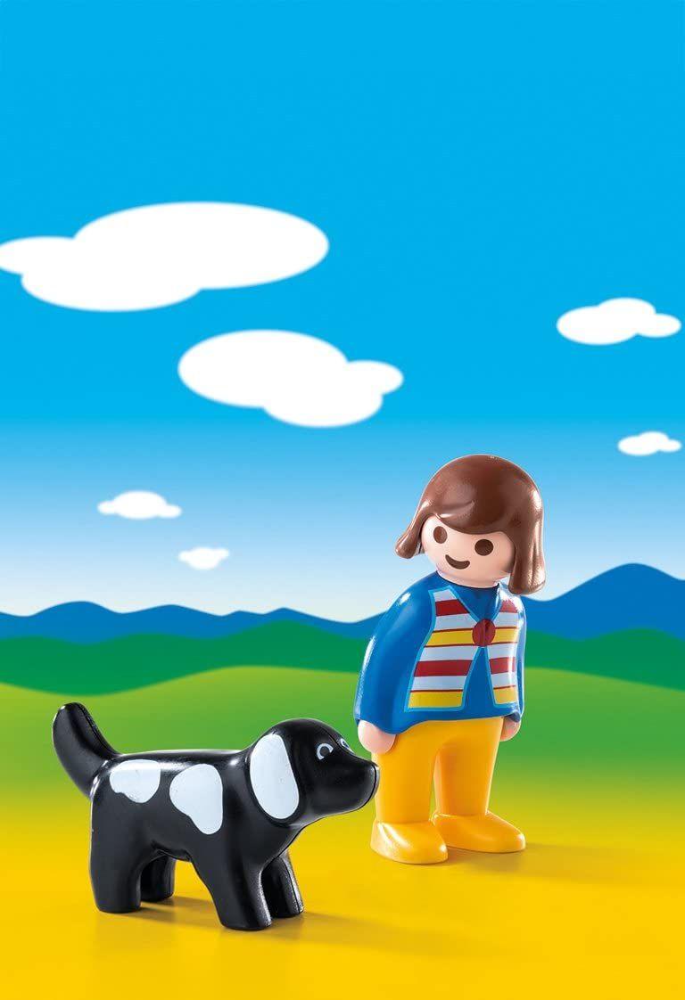 Playmobil Mujer Con Perro 6977-2
