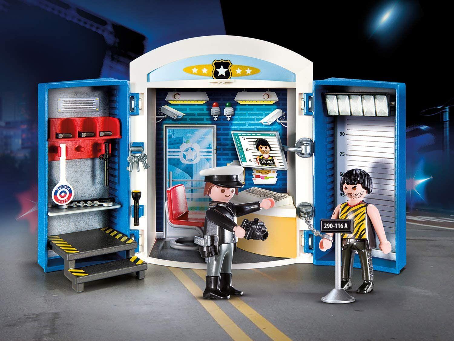 Playmobil Cofre De Juegos En La Estación De Policía 70306-1