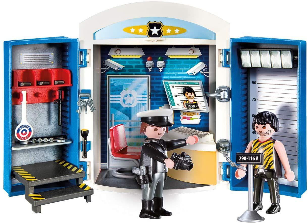 Playmobil Cofre De Juegos En La Estación De Policía 70306-2