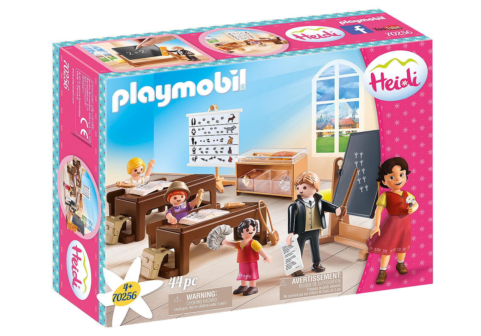 Playmobil Heidi Playset, Clase En Dörfli 70256-0