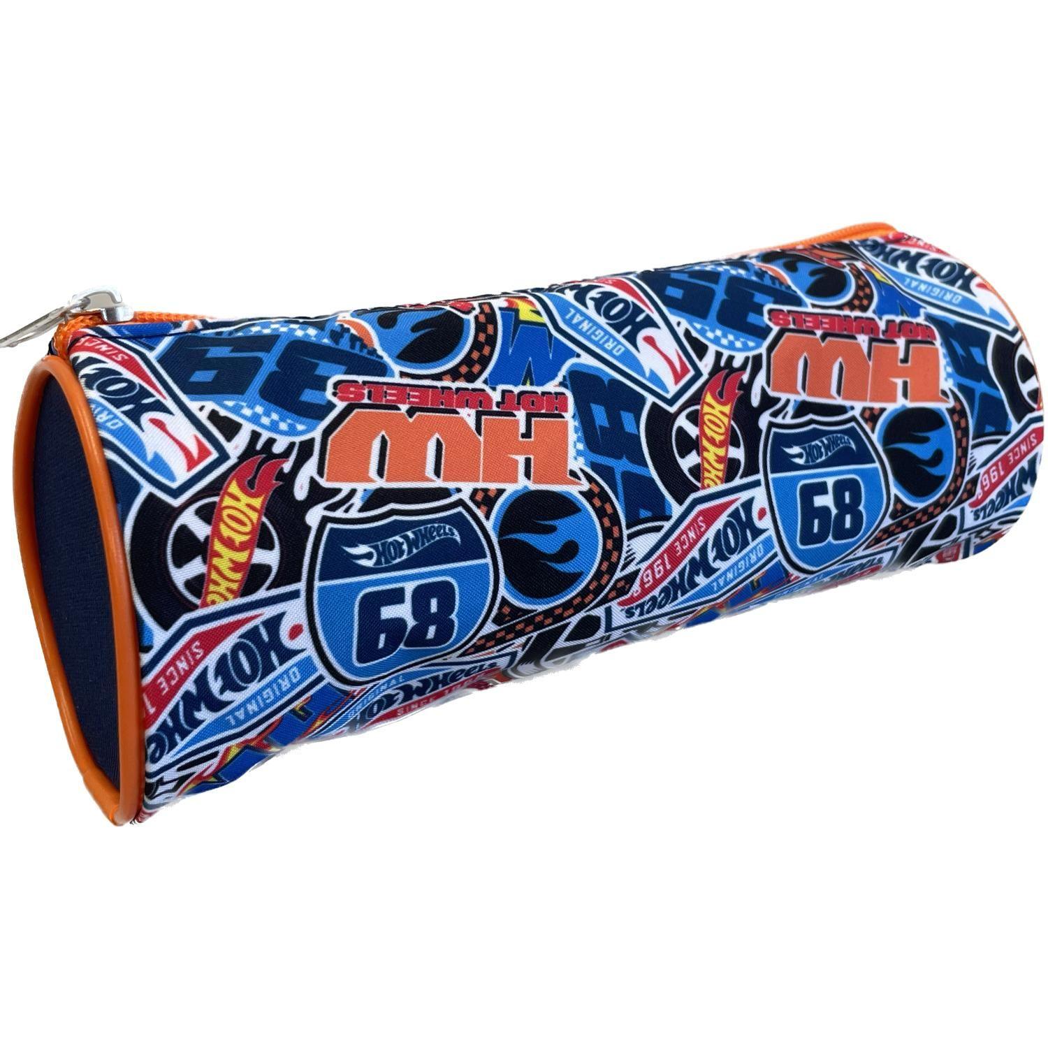 Estuche Infantil Cilindro Hot Wheels-1