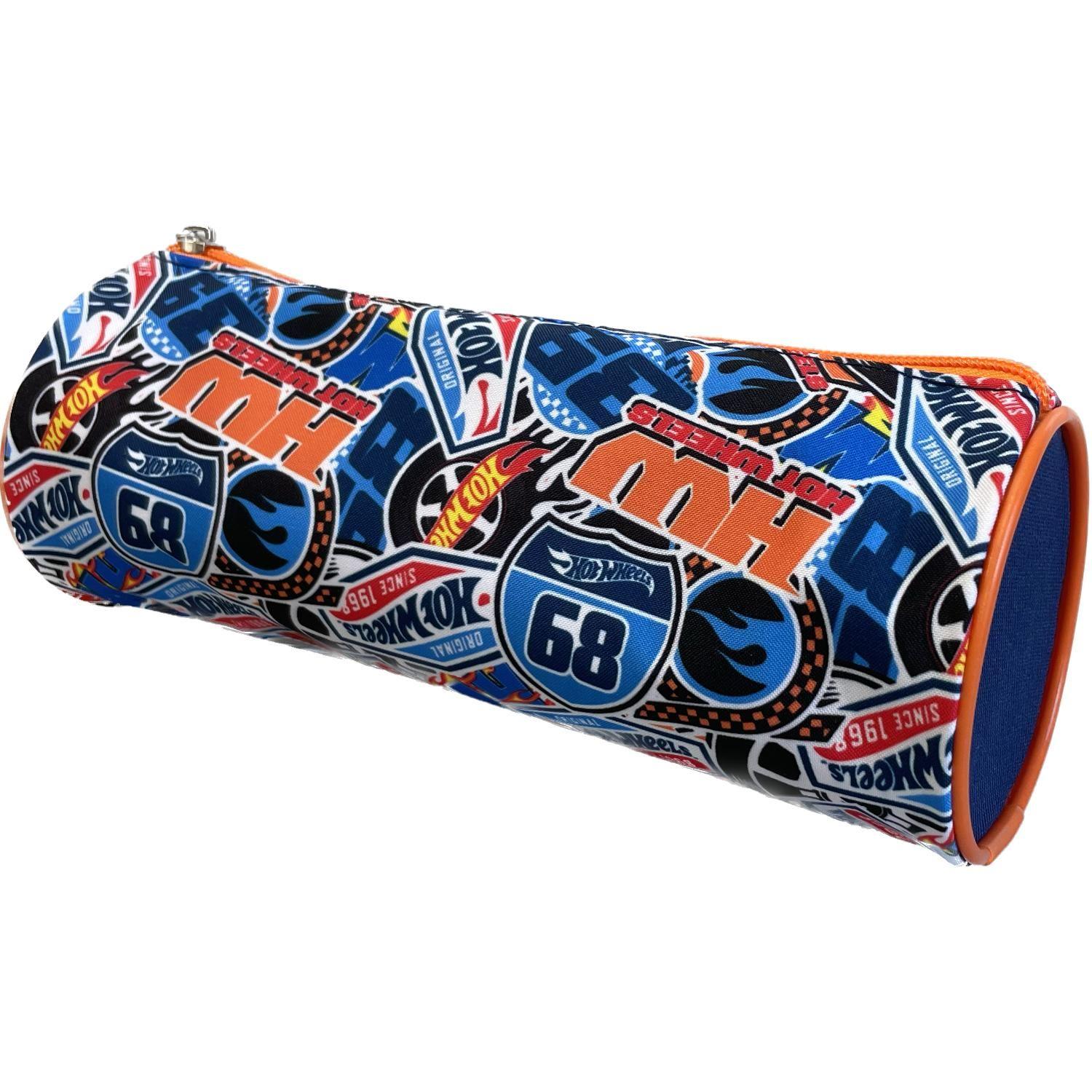 Estuche Infantil Cilindro Hot Wheels-2
