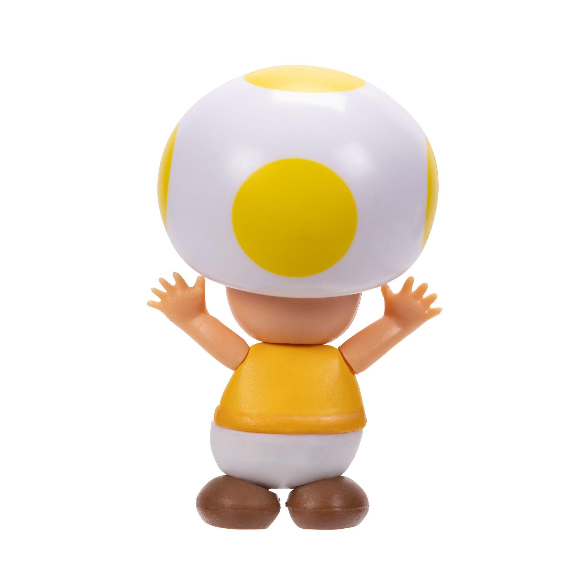 Figura de Toad Amarillo 2,5" Super Mario-5