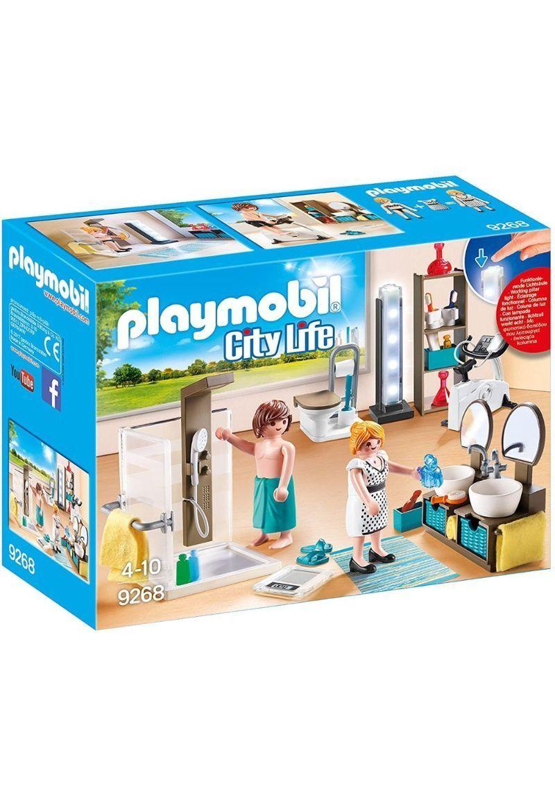 Playmobil Baño, Con Efectos De Luz 9268-2