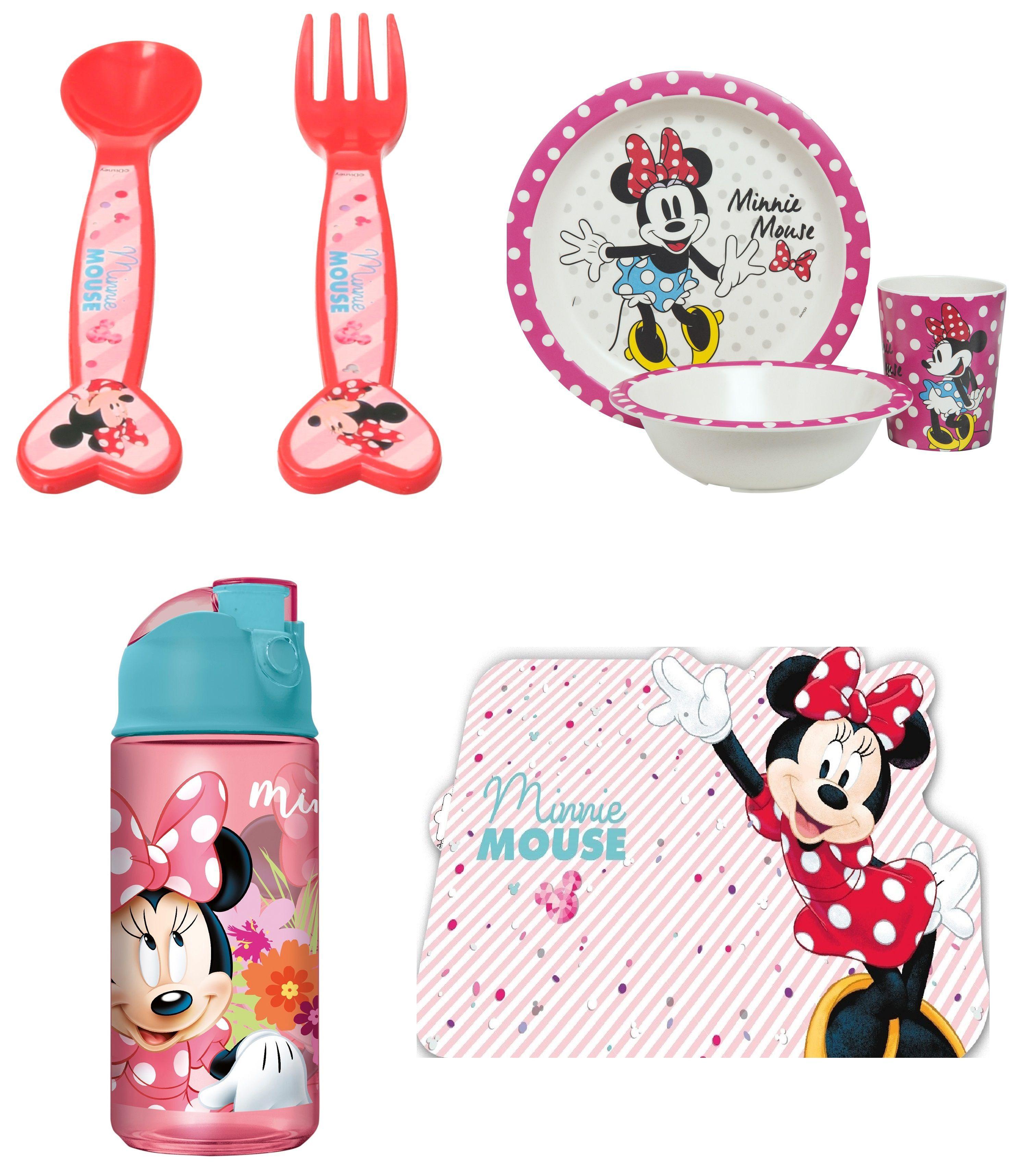 Individual + Set Cubiertos + Botella + Set 3 Piezas Minnie-1