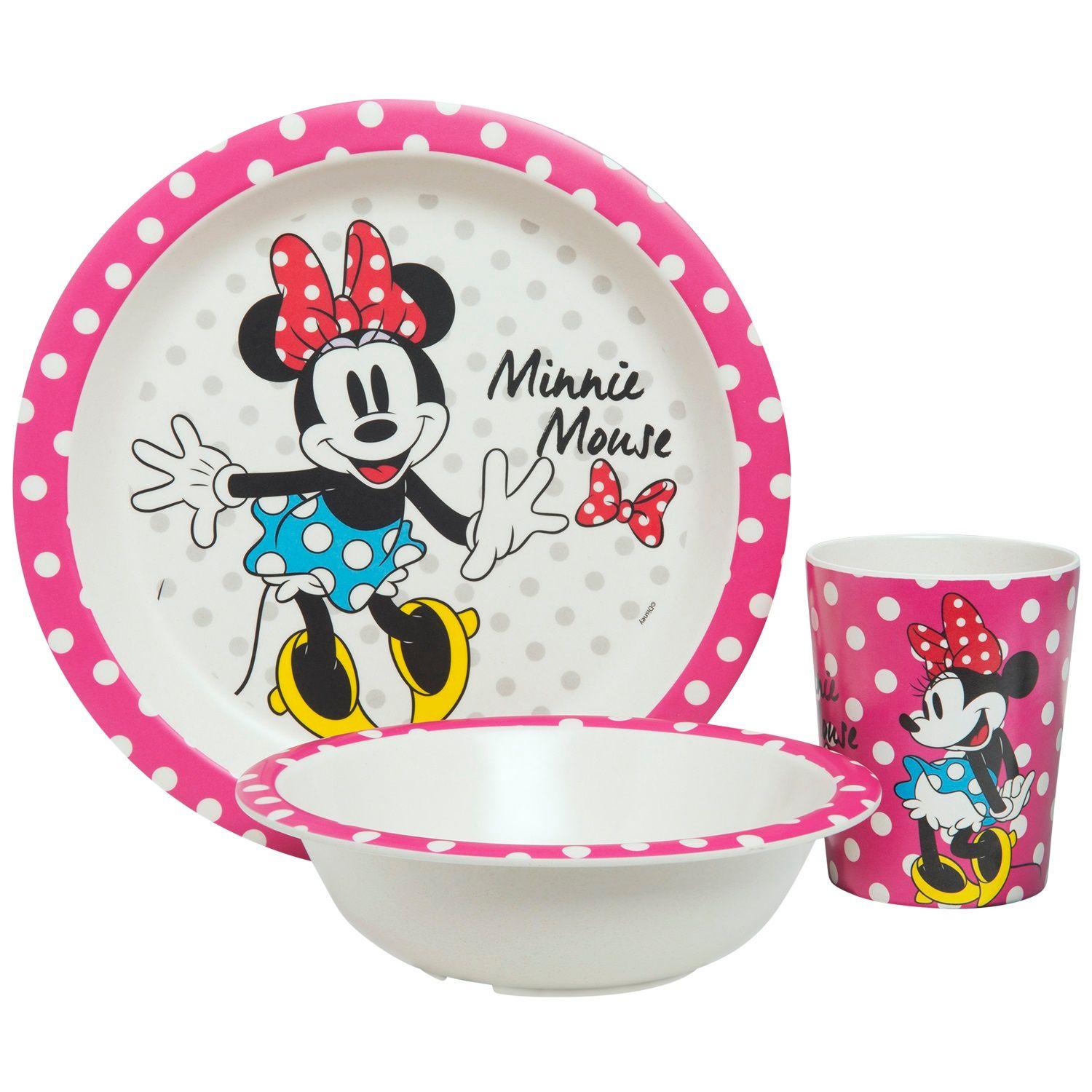 Individual + Set Cubiertos + Botella + Set 3 Piezas Minnie-2
