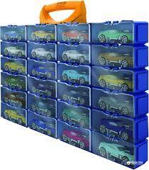 Caja Guarda Autos Hot Wheels 28 Piezas Modular-1