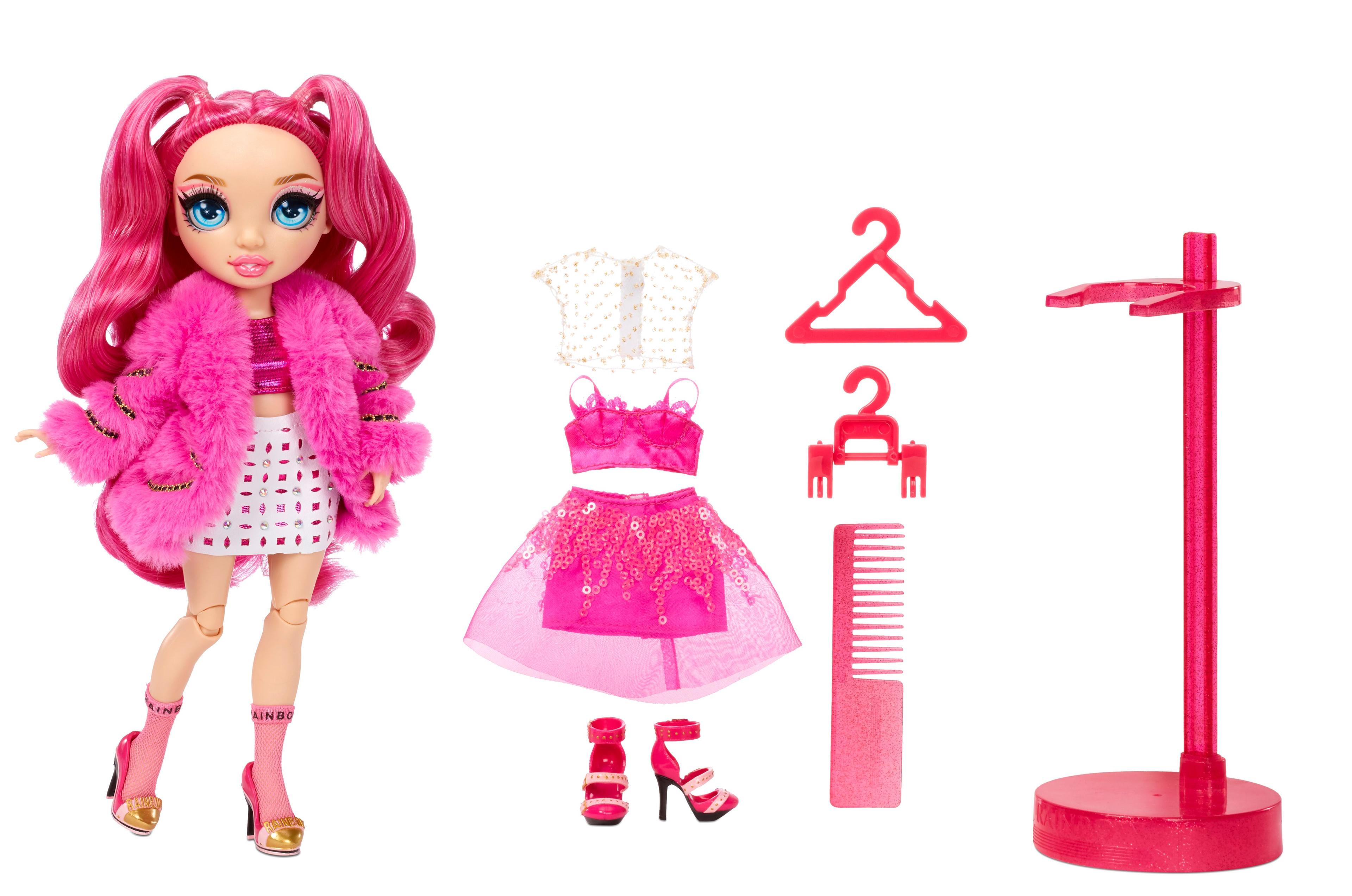 Rainbow High -Stella Monroe Muñeca En Rosa-0