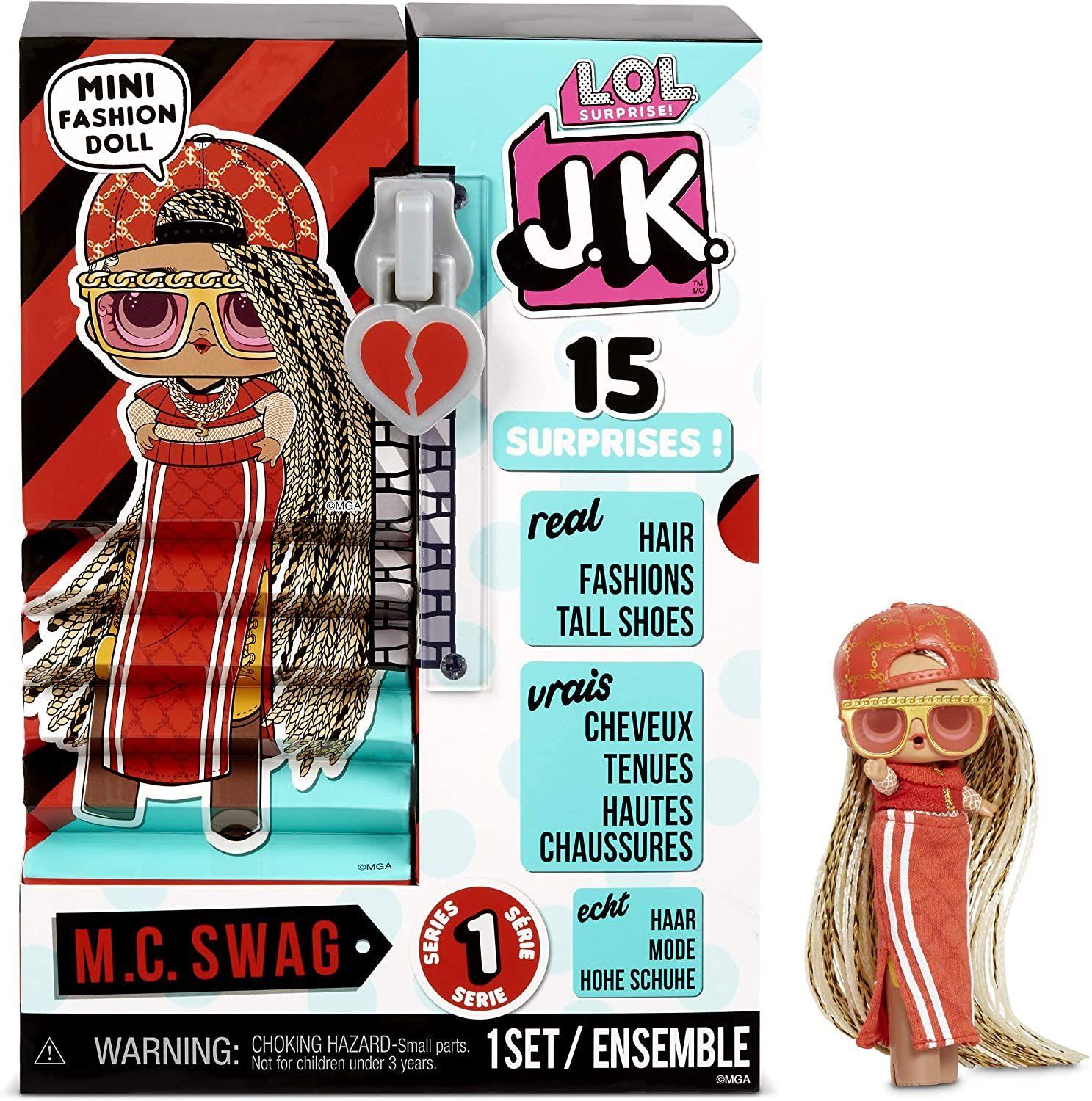 Lol Surprise Jk Mini Muñeca Mc Swag 15 Sorpresas-0
