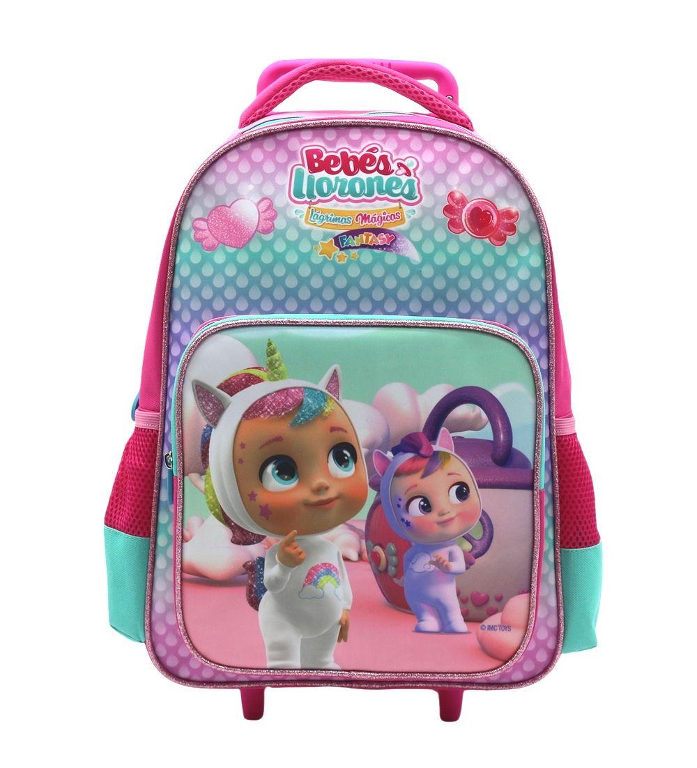 Set 3En1 Mochila 15" + Lonchera + Estuche Bebes Llorones-1
