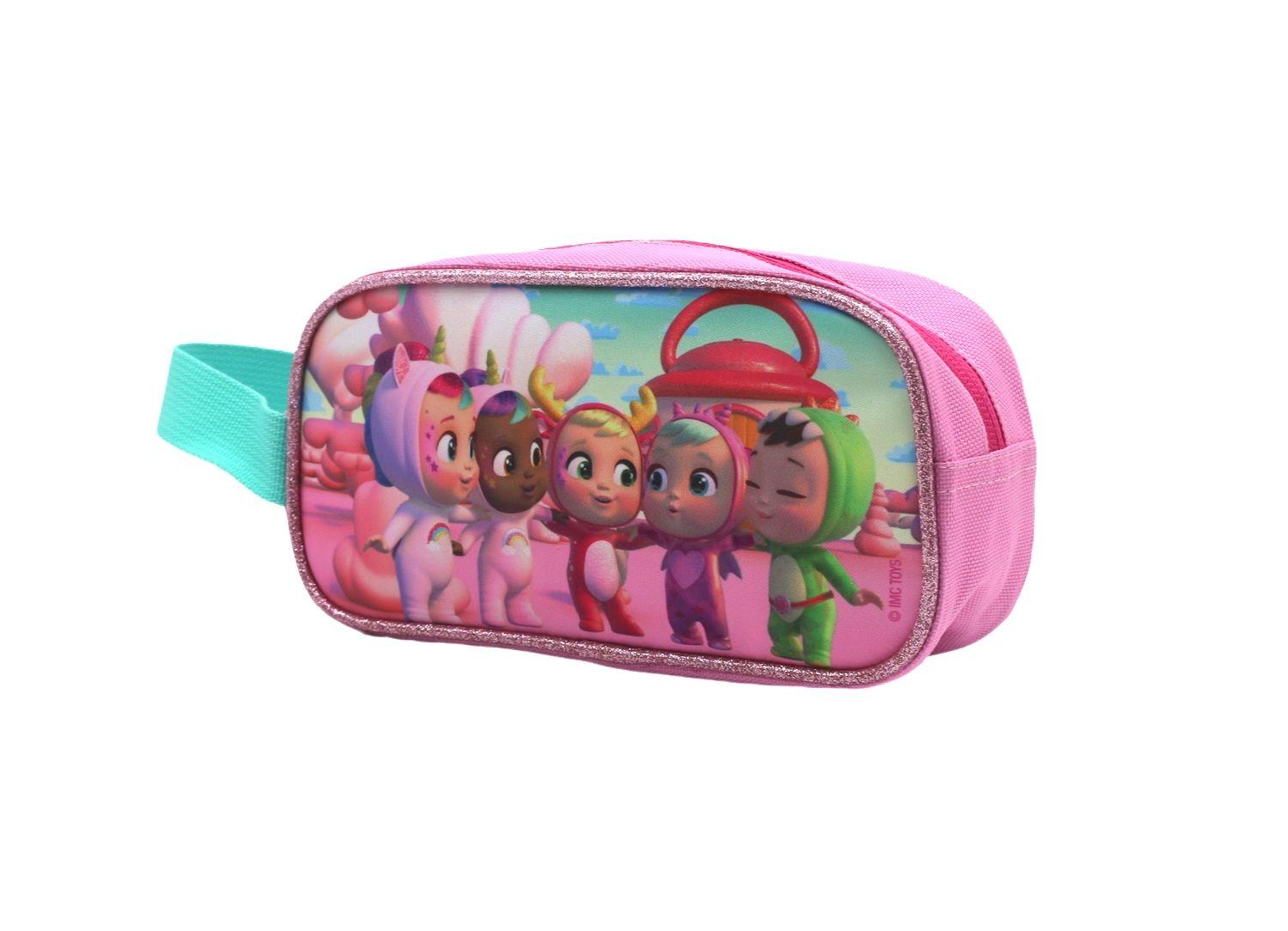 Set 3En1 Mochila 15" + Lonchera + Estuche Bebes Llorones-5
