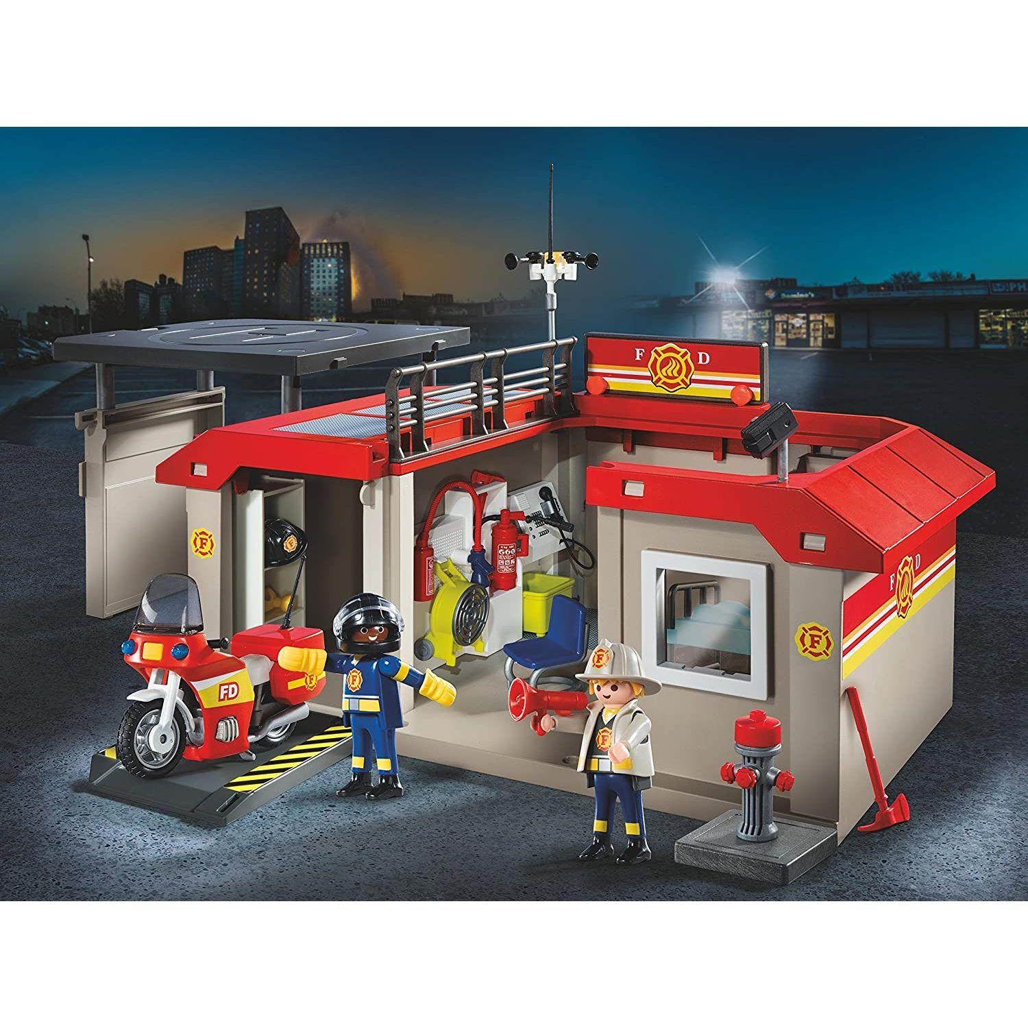 Playmobil Juego de estación de Bomberos 5663-3