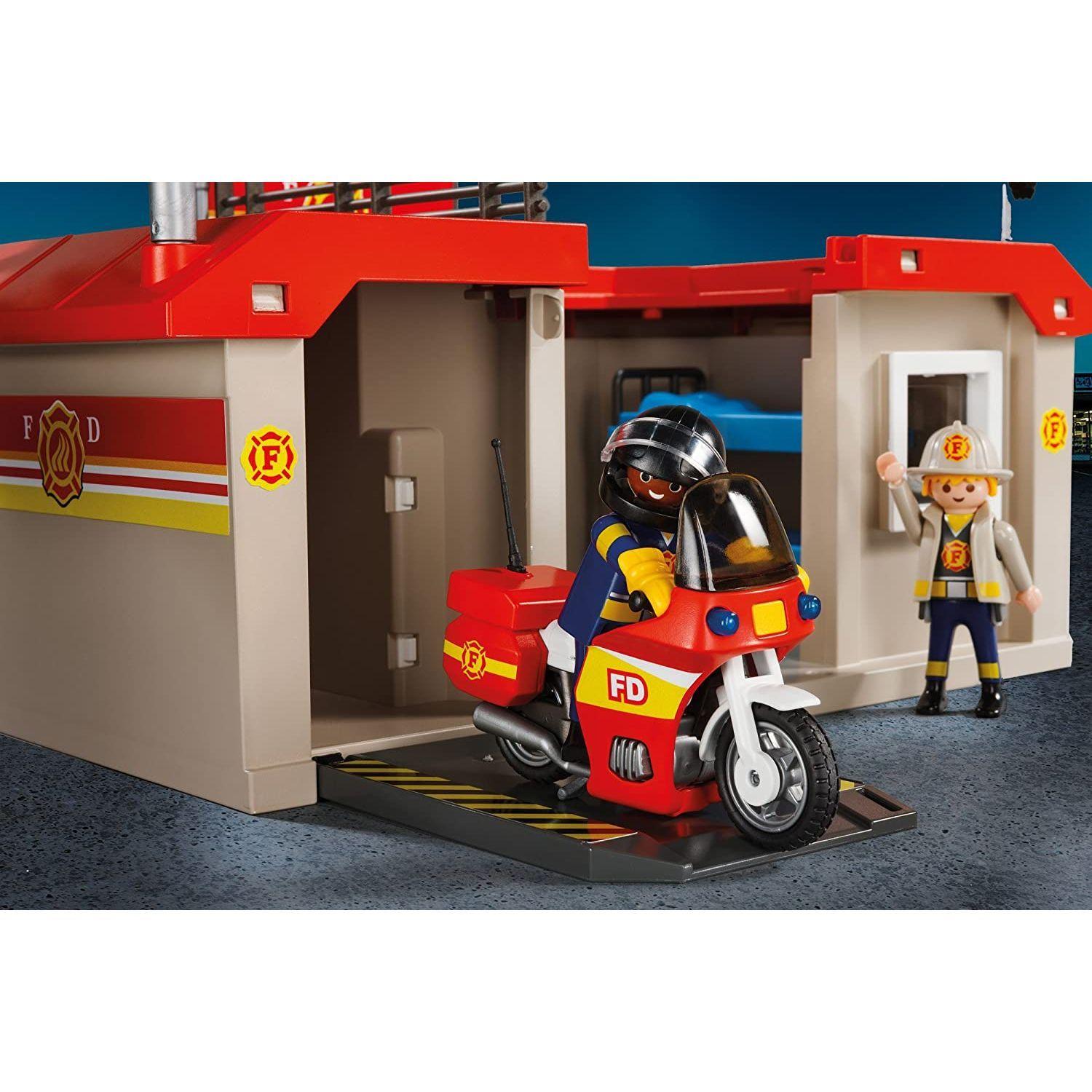 Playmobil Juego de estación de Bomberos 5663-4