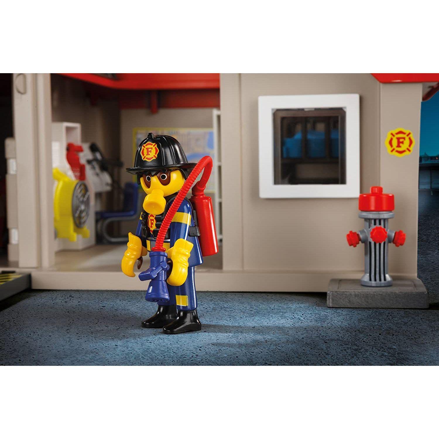 Playmobil Juego de estación de Bomberos 5663-5