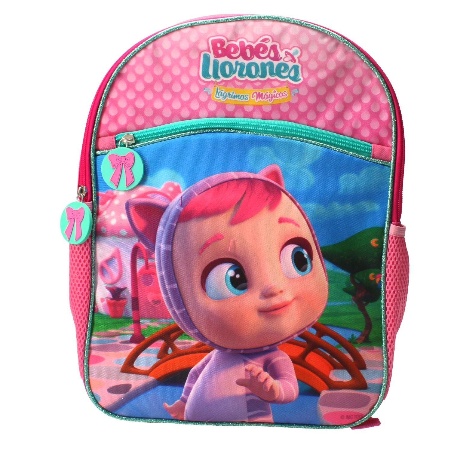 Tazon + Plato Hondo + Mochila Infantil Cry Babies-1