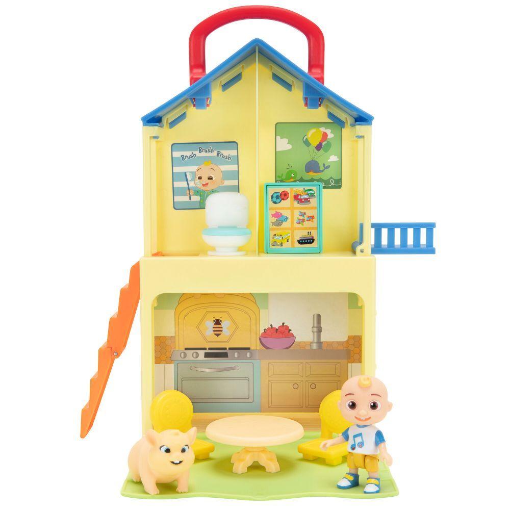 Set Cocomelon Pop N Play House + 4 Figuras-2
