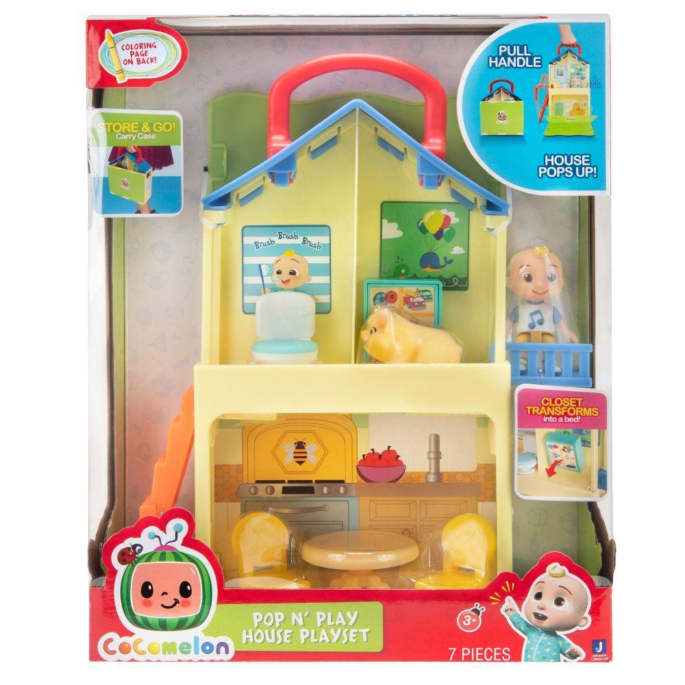 Set Cocomelon Pop N Play House + 4 Figuras-3