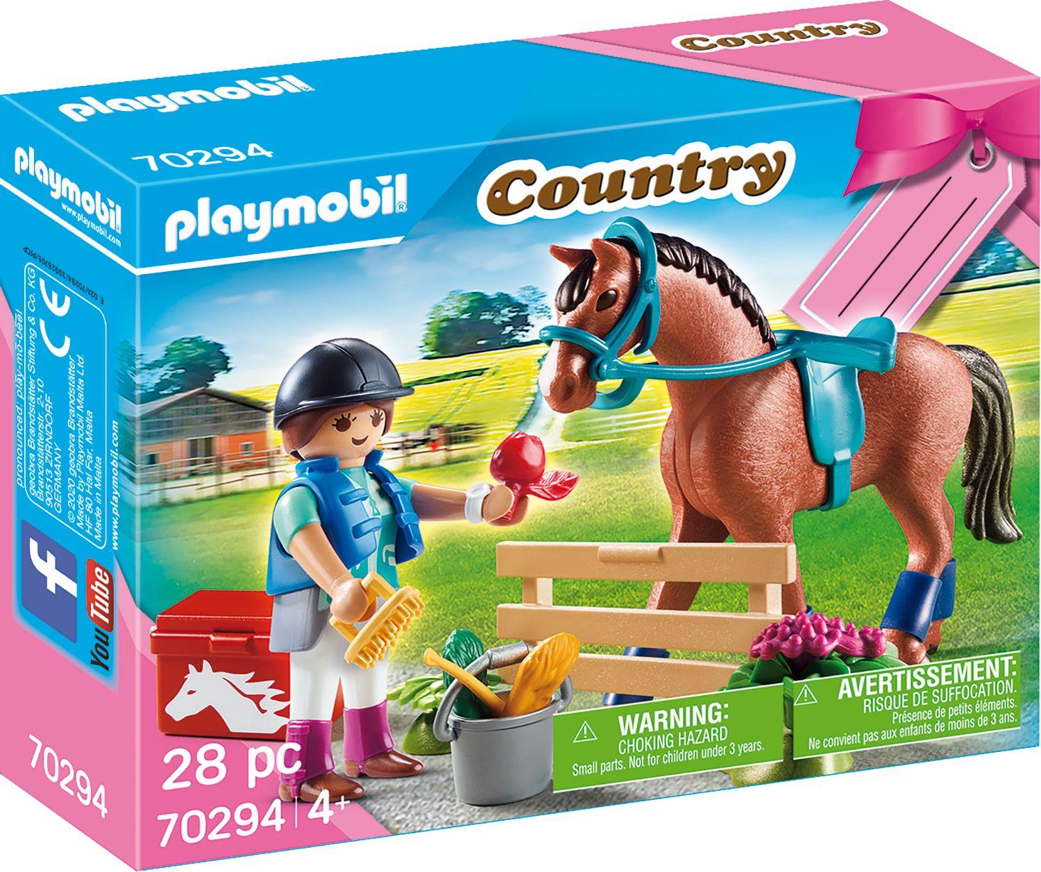 Playmobil Juego de Granja de Caballos 70294-0