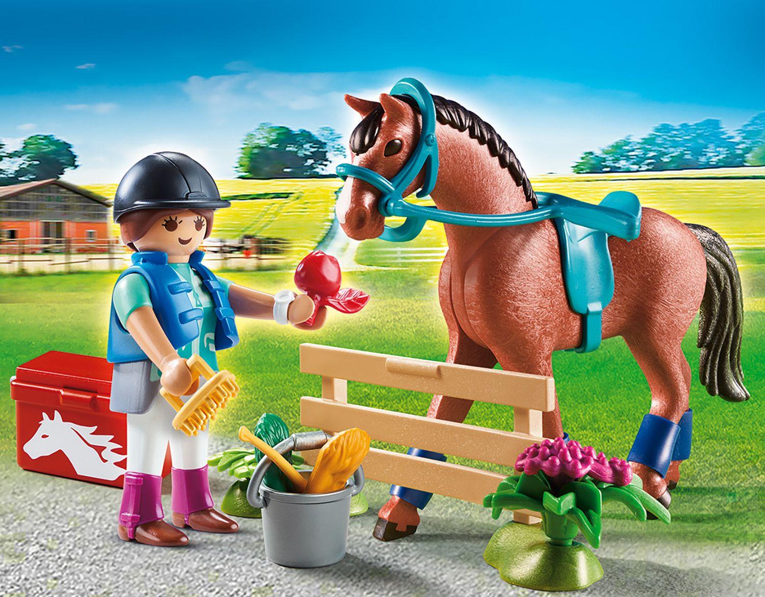 Playmobil Juego de Granja de Caballos 70294-1