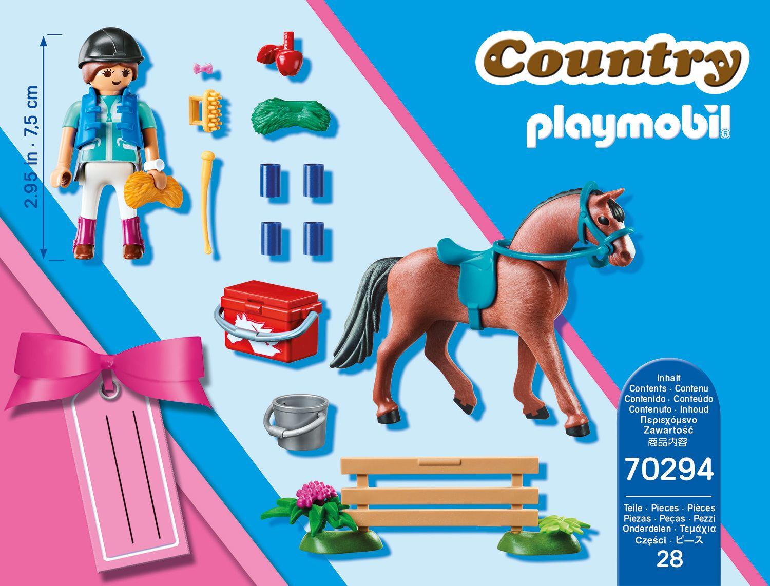 Playmobil Juego de Granja de Caballos 70294-2