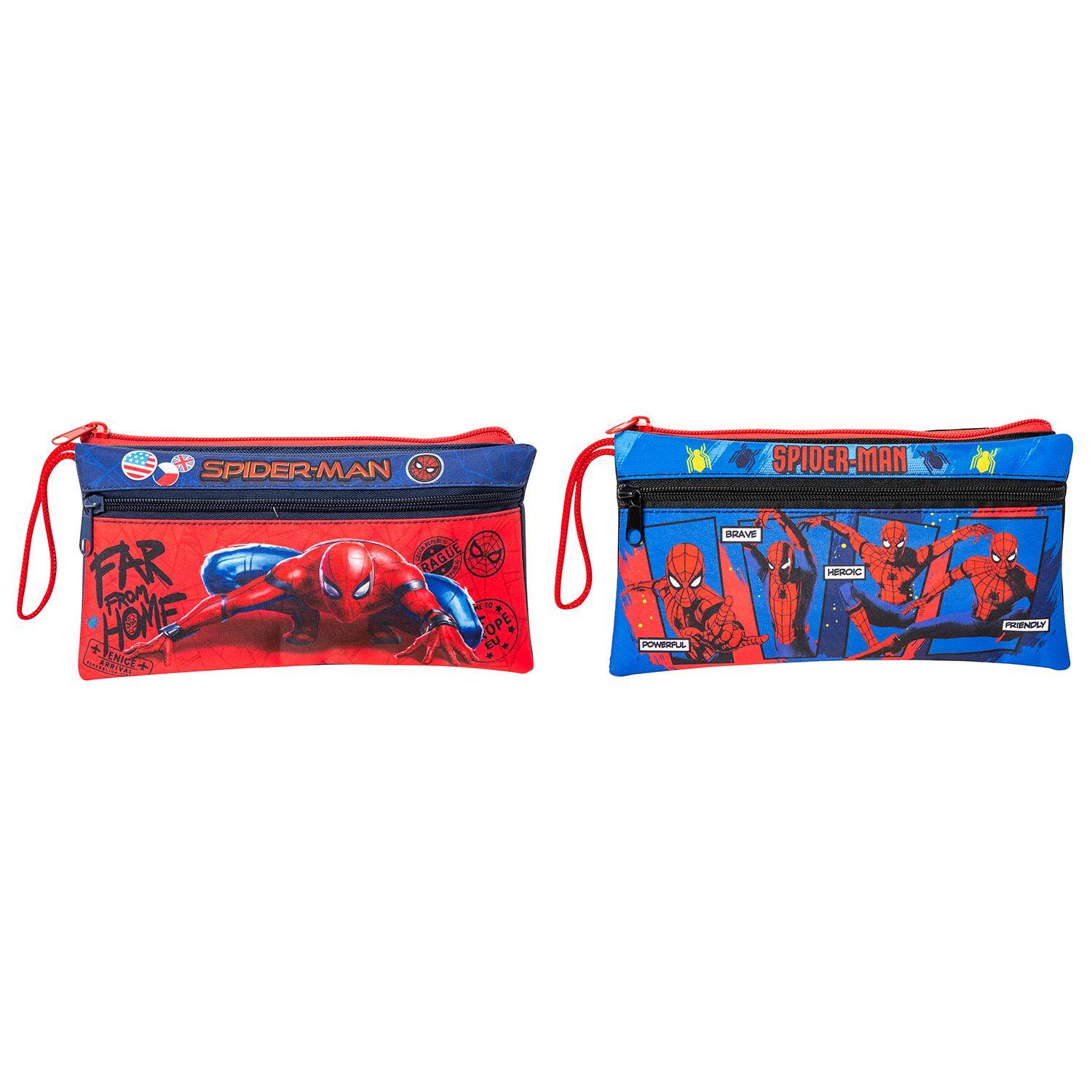 Estuche Doble Cierre Spiderman Ffh, 2 Diseños Surtido-2