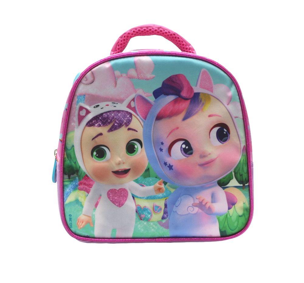 Set Mochila 14" Satin  Con Lonchera Bebes Llorones-5