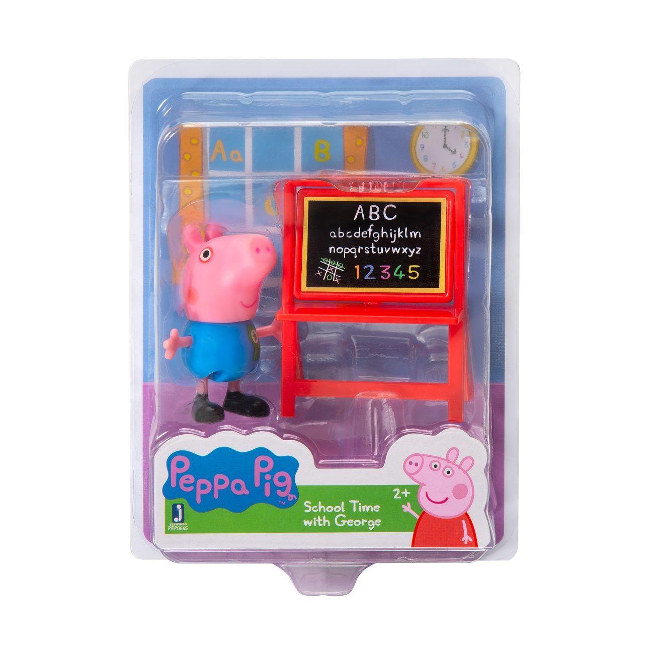 Peppa Pig - Figura De George Con Accesorio De Pizarra-1