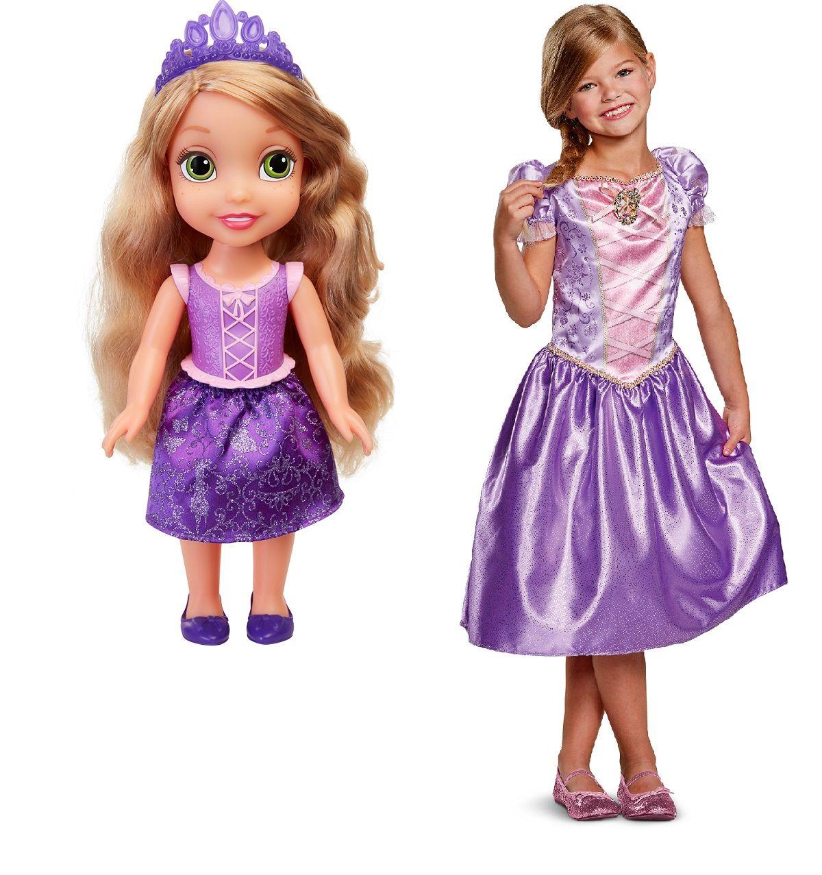 Pack Princesa Rapunzel + Disfraz De Rapunzel   ''M''-0