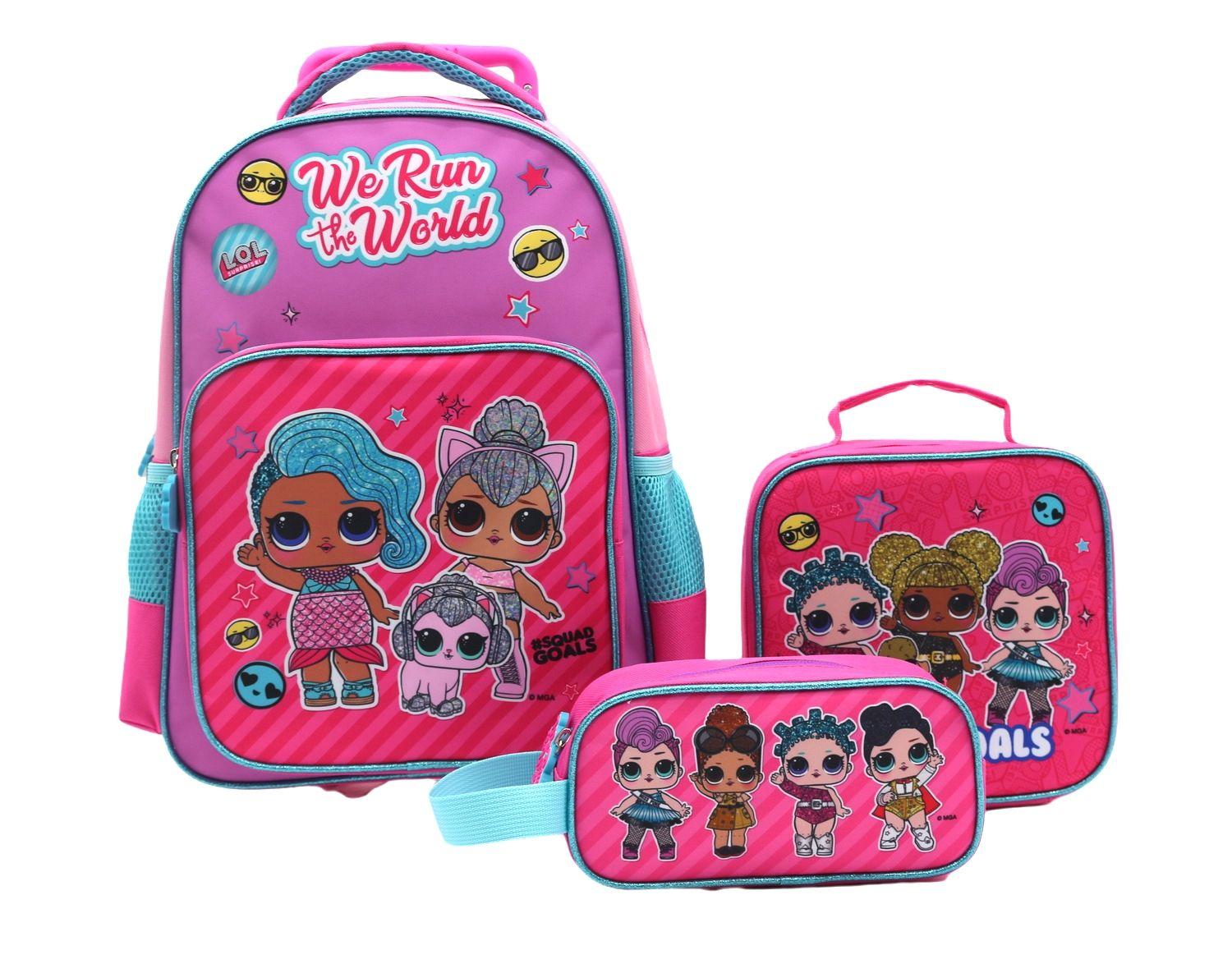 Set 3En1 Mochila 15" + Lonchera + Estuche Lol Surprise-0