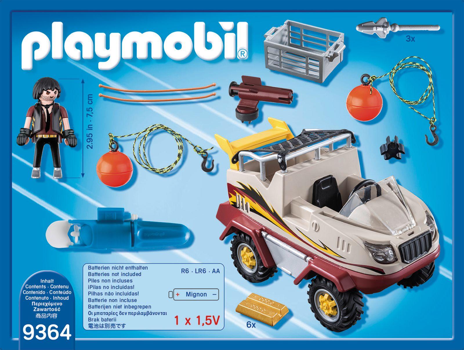 Playmobil Auto Vehiculo Anfibio 9364-2