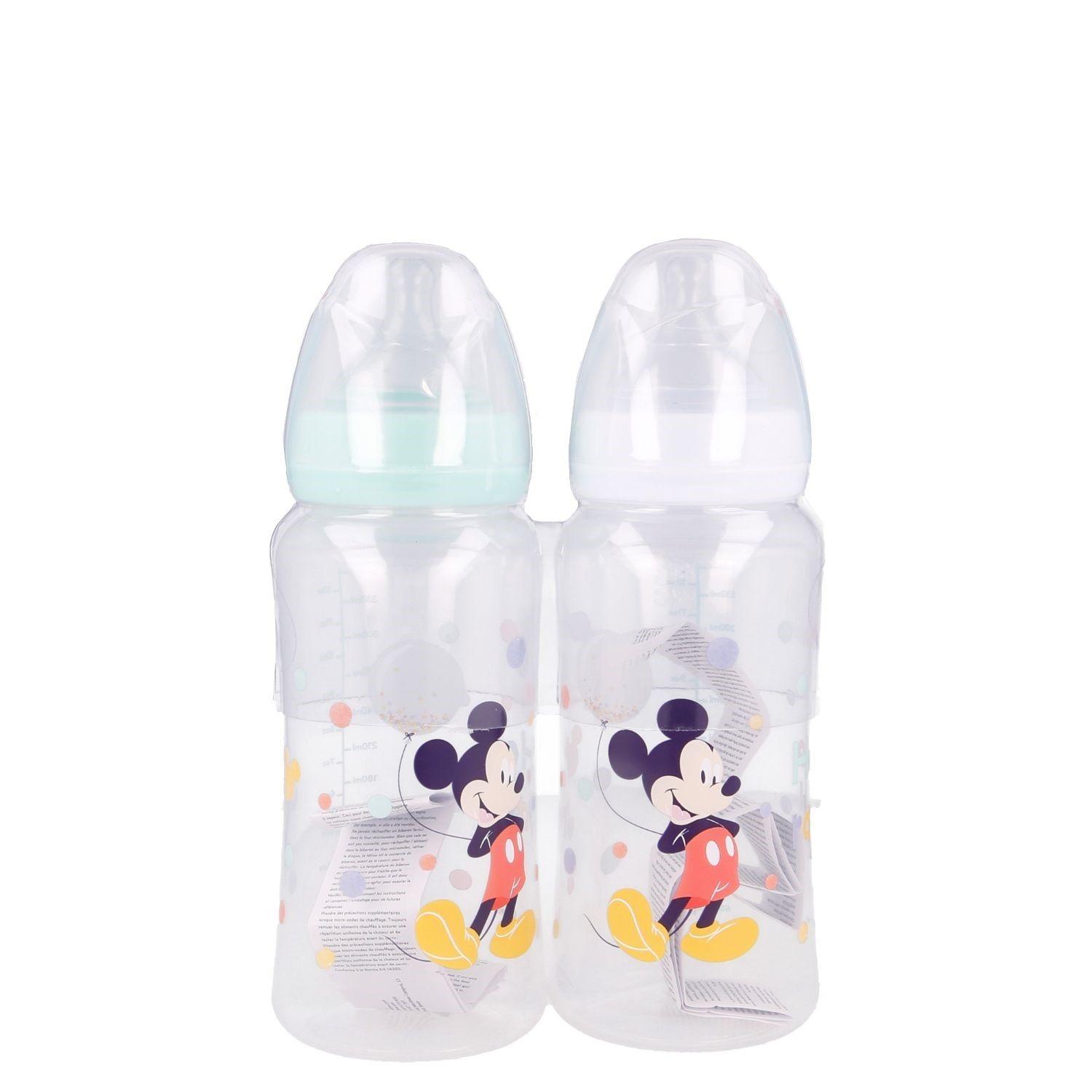 Set de 2 Mamaderas Disney Baby Mickey 350 Ml-0