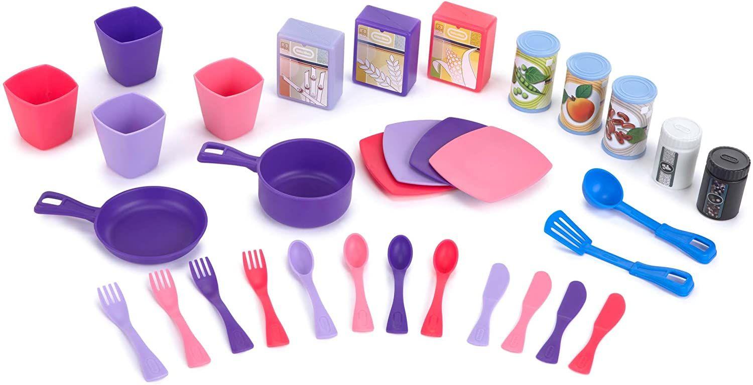 Cocina Little Tikes Cook N' Store Rosada-3