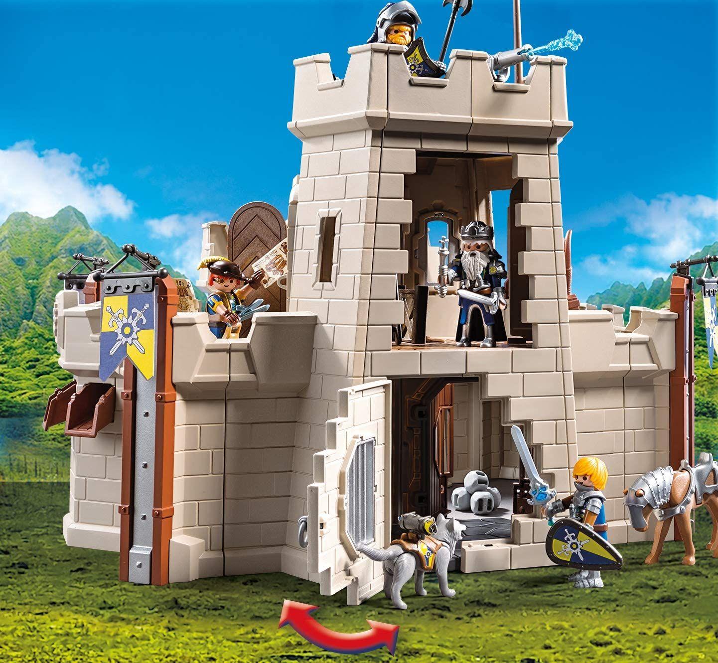Playmobil Fortaleza Con Lanzapiedras Y Cañón De Agua 70222-1