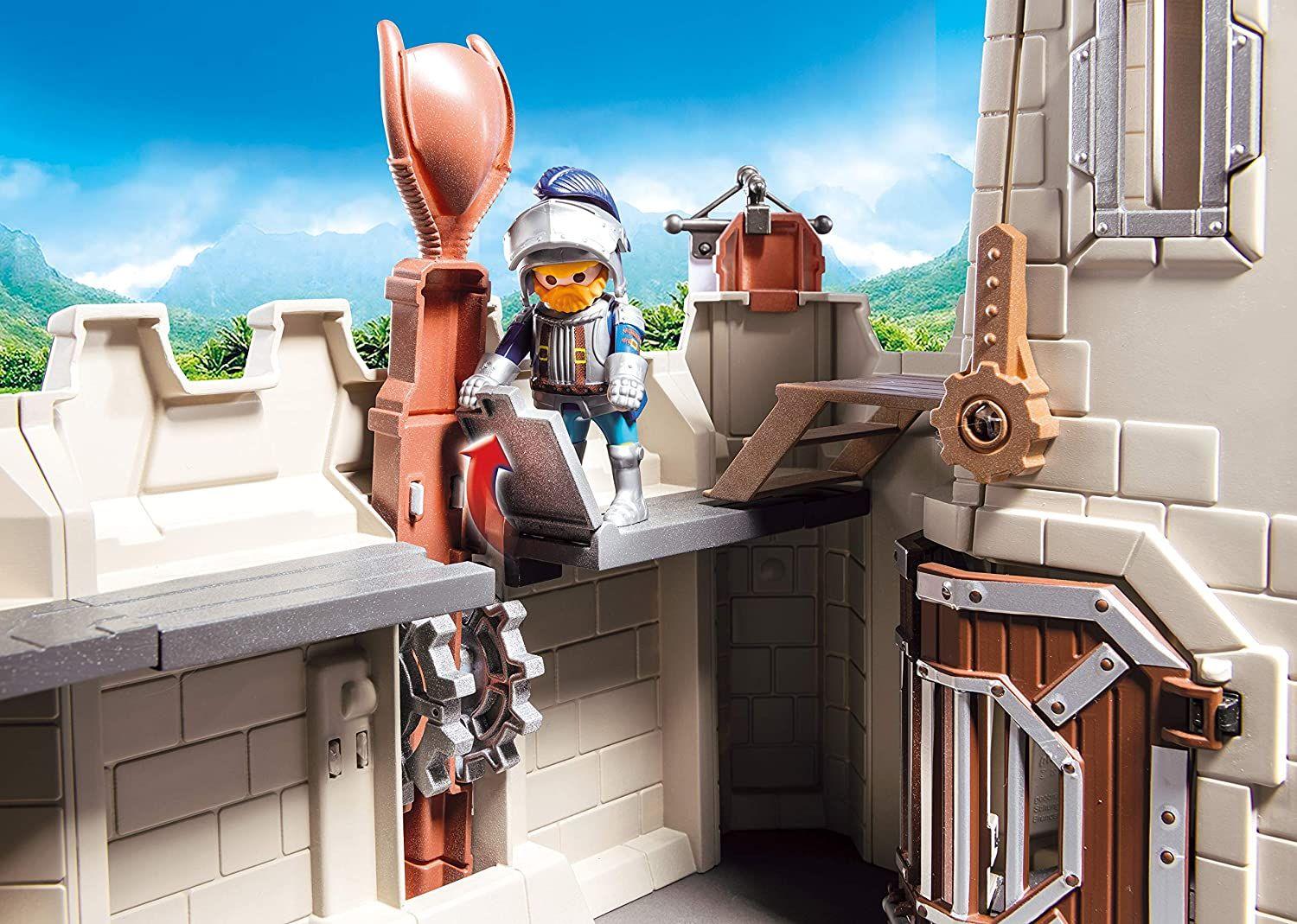 Playmobil Fortaleza Con Lanzapiedras Y Cañón De Agua 70222-2