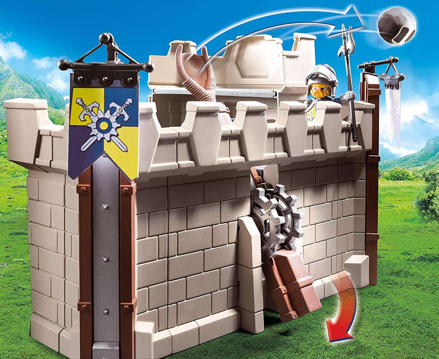 Playmobil Fortaleza Con Lanzapiedras Y Cañón De Agua 70222-3