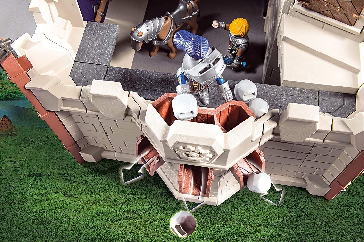 Playmobil Fortaleza Con Lanzapiedras Y Cañón De Agua 70222-4