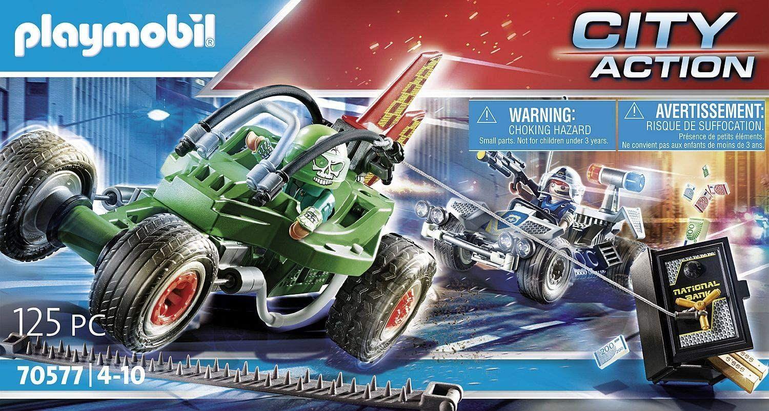 Playmobil Policía Go-Kart Escape 70577-1