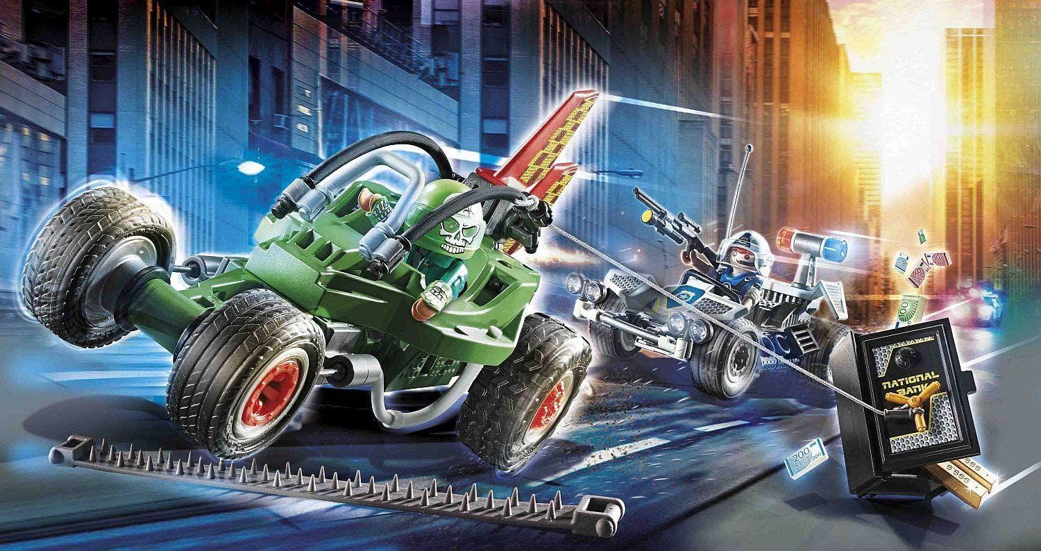 Playmobil Policía Go-Kart Escape 70577-5