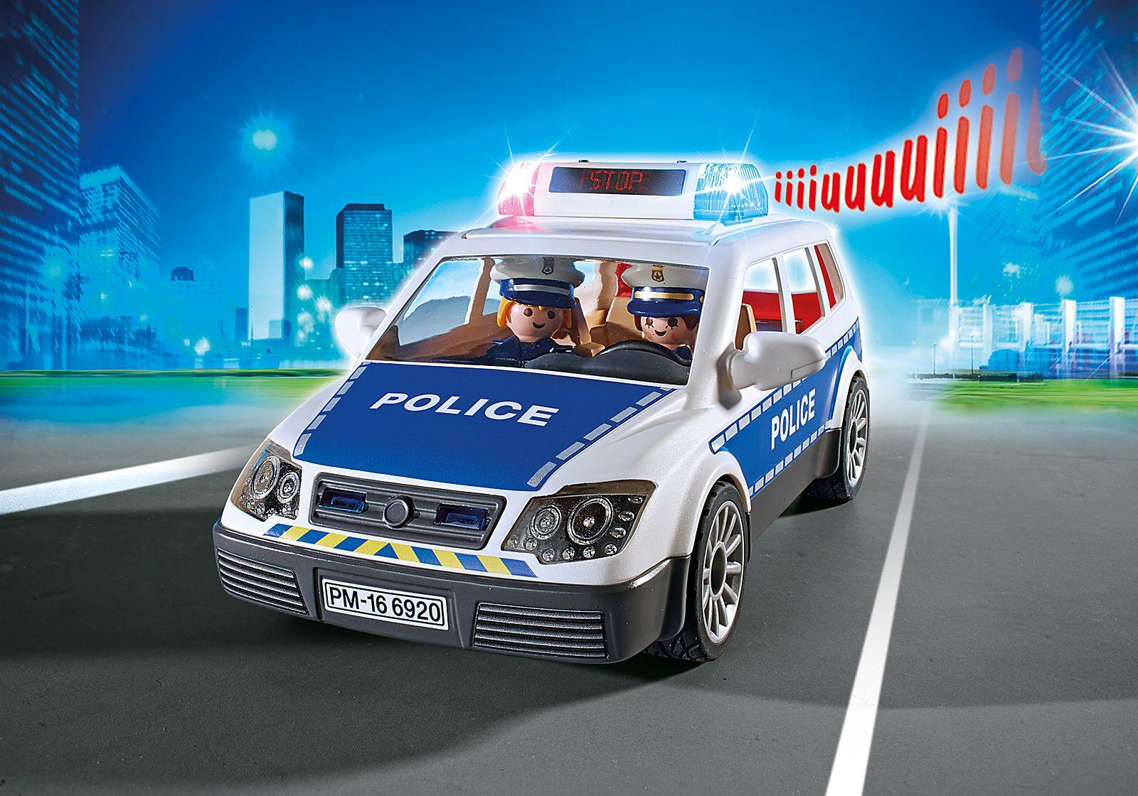 Playmobil  Auto Policia Con Luces Y Sonido 6920-4