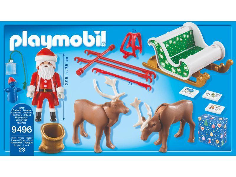 Playmobil Trineo De Papá Noel Con Reno 9496-1