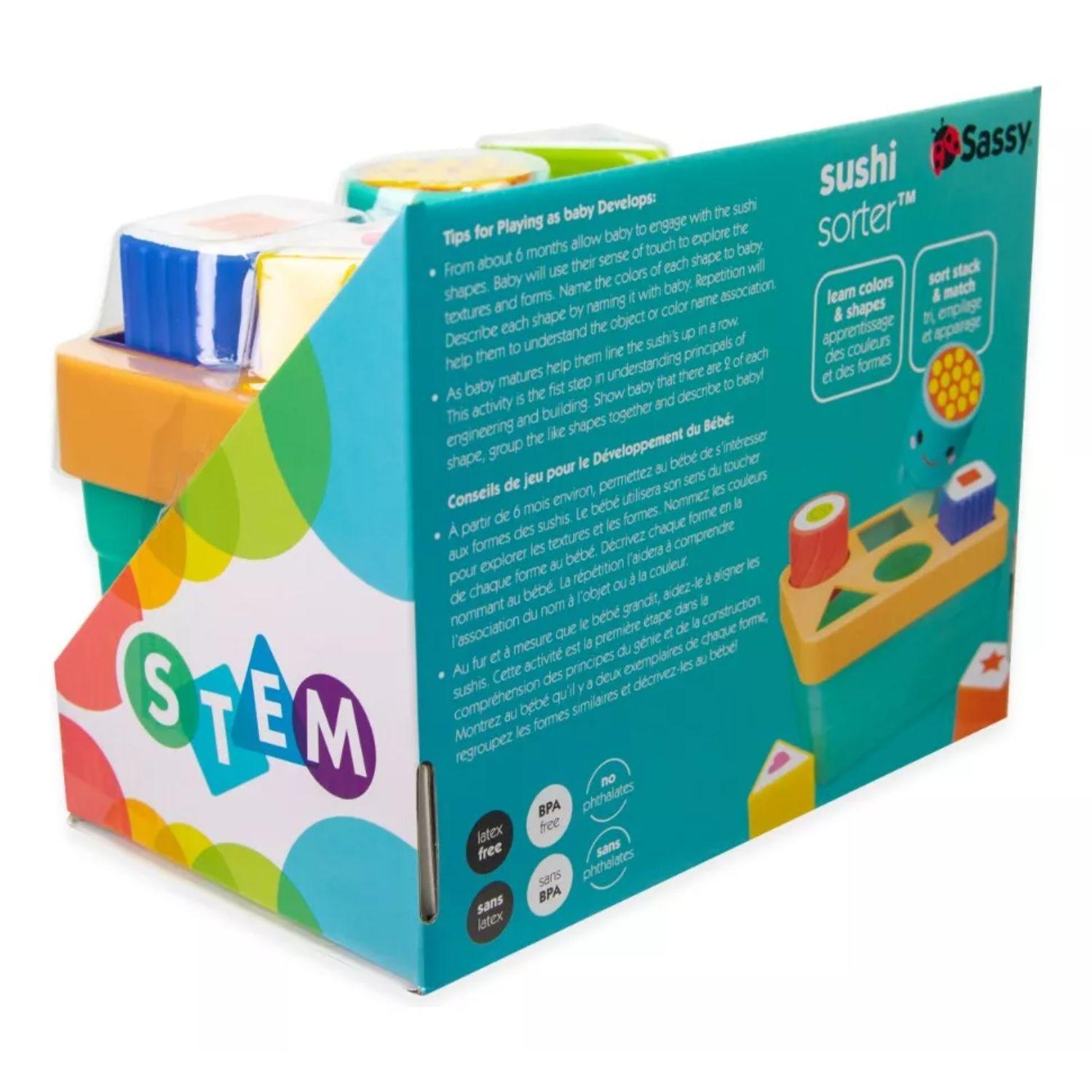 Juguete Stem Clasificador De Sushi Sassy-7