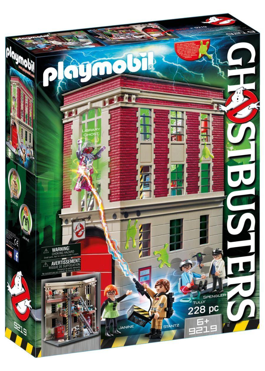 Playmobil Cuartel Parque De Bomberos Ghostbusters 9219-0