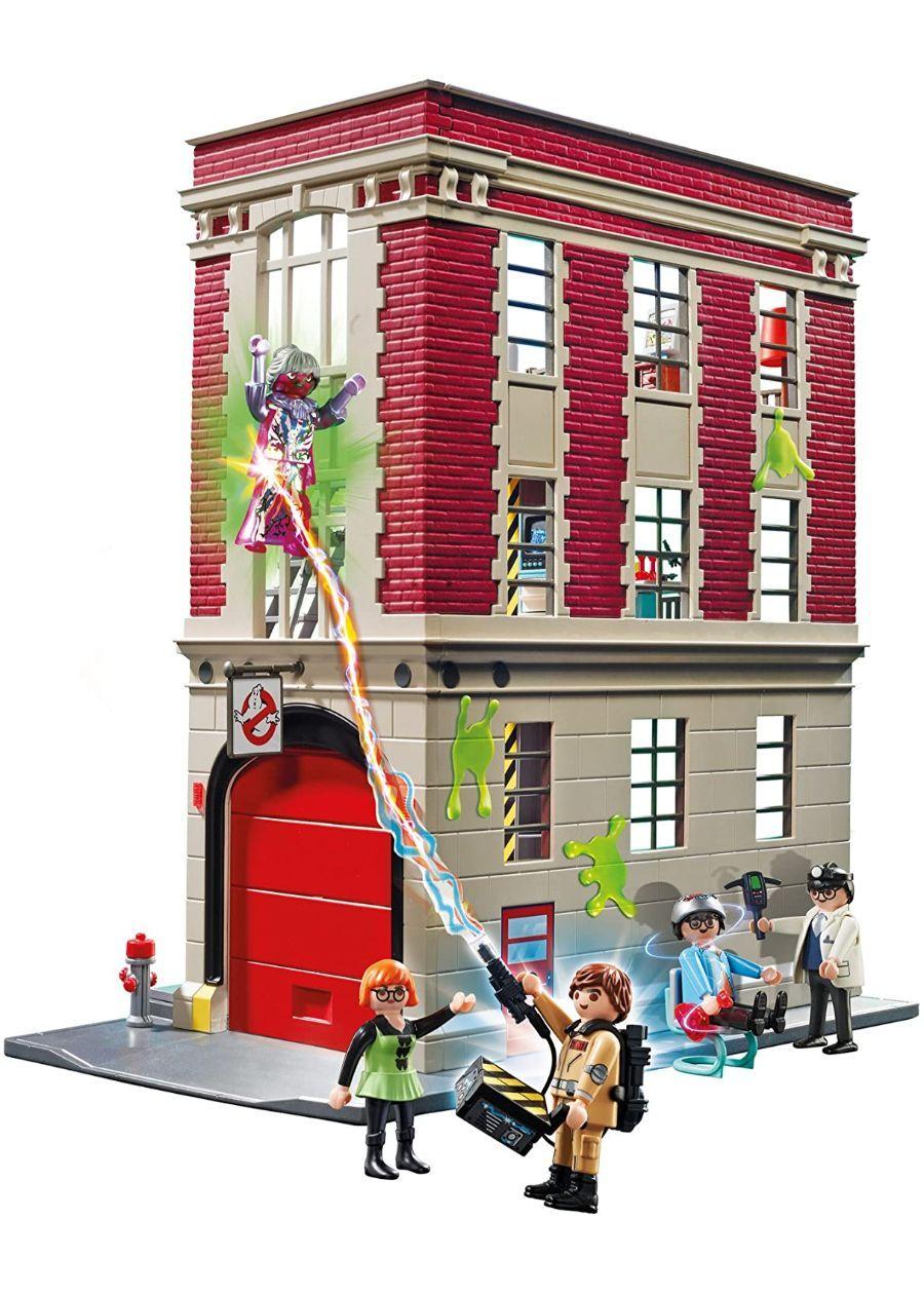 Playmobil Cuartel Parque De Bomberos Ghostbusters 9219-1