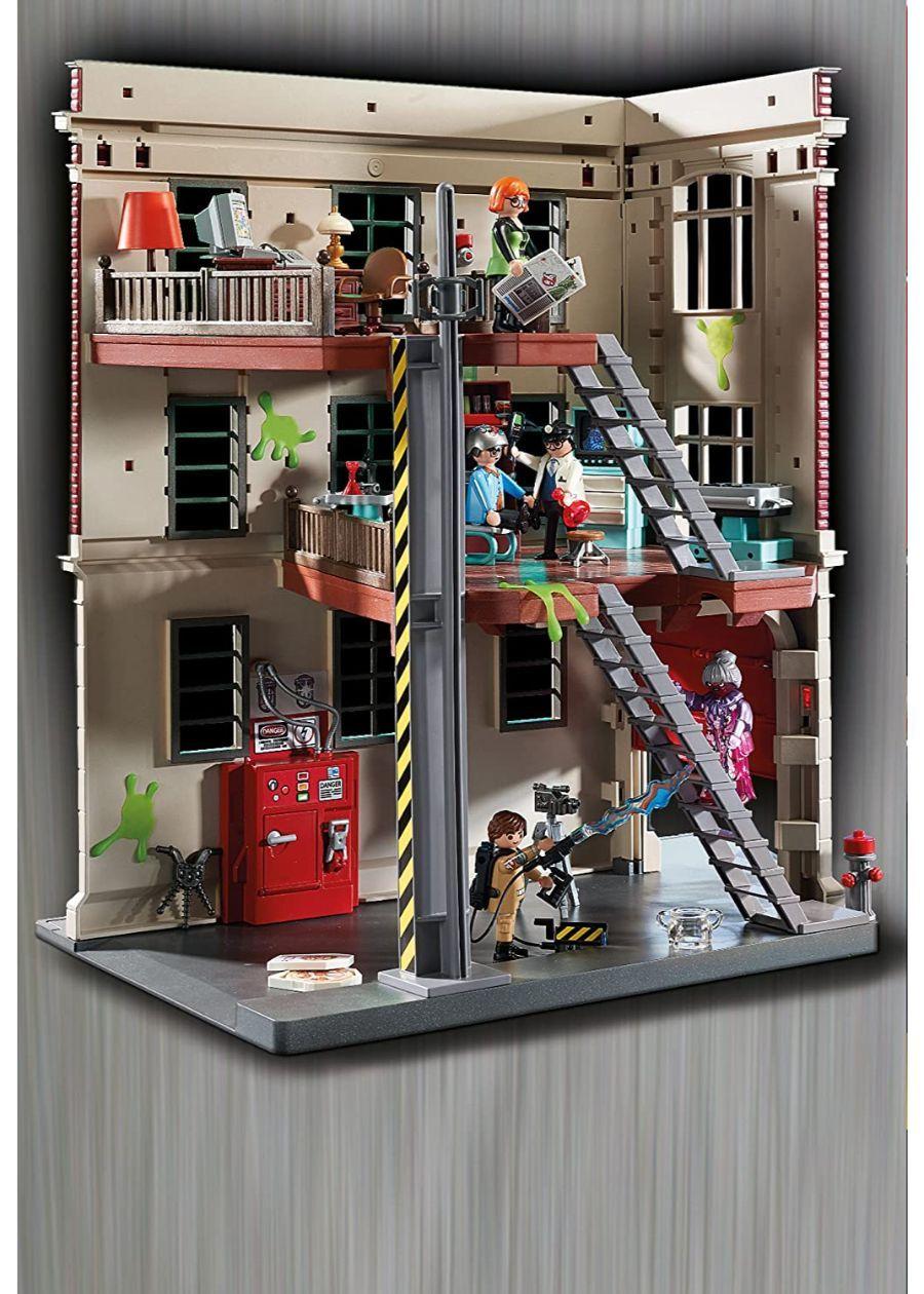 Playmobil Cuartel Parque De Bomberos Ghostbusters 9219-4