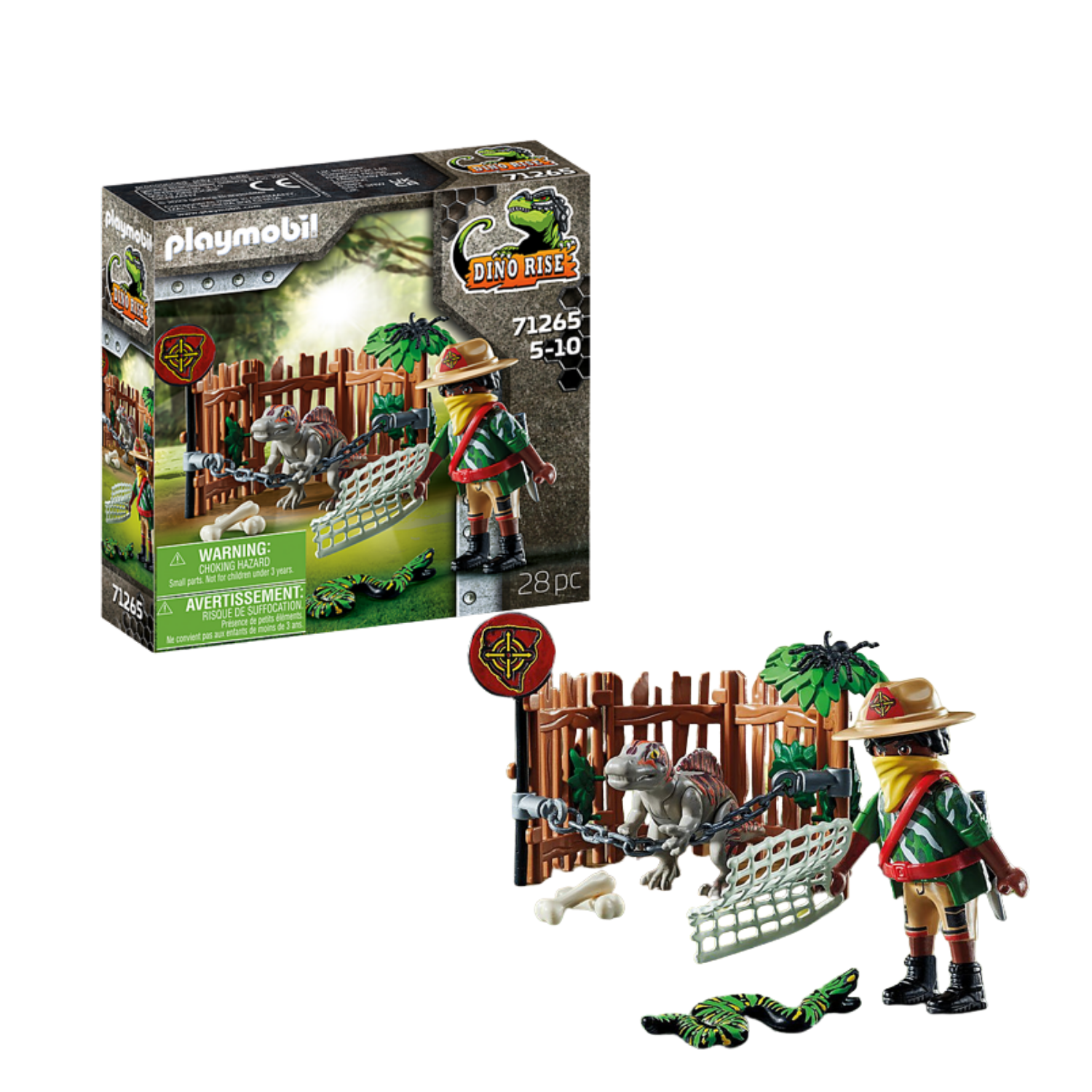 Playmobil Spinosaurus Bebé 28 Piezas - 71265-0