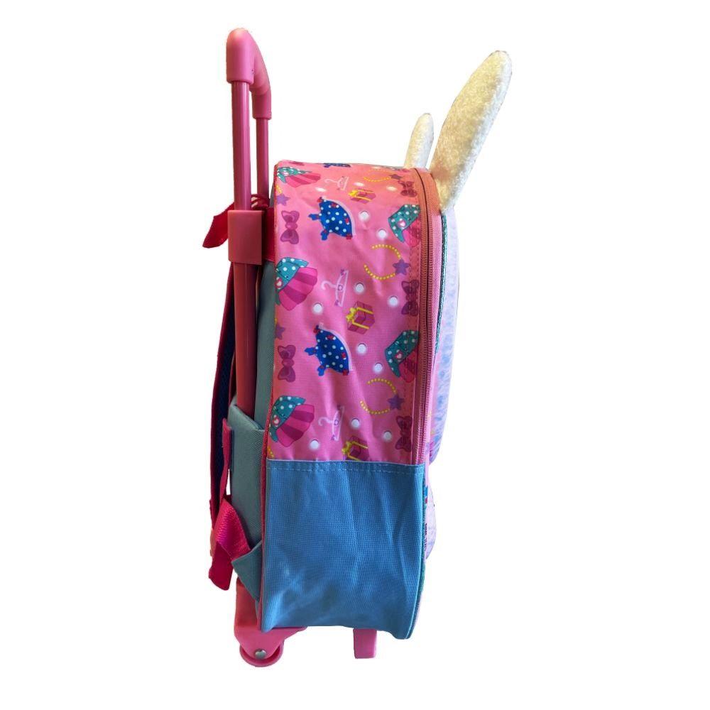 Mochila Con Ruedas 3D Coney con Orejas Plush Cry Babies-4