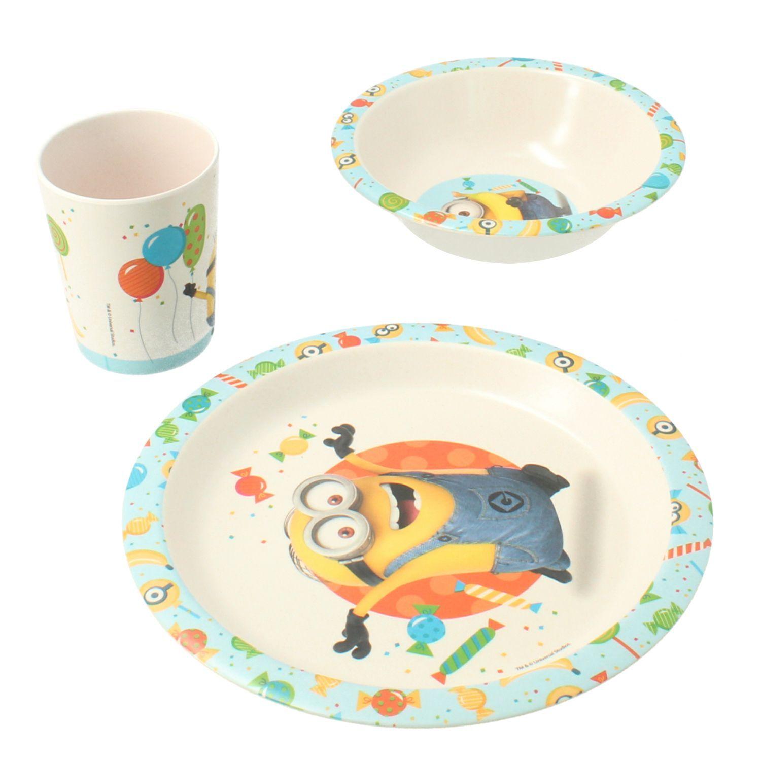 Set 3 Piezas Minions Material Ecologico-1