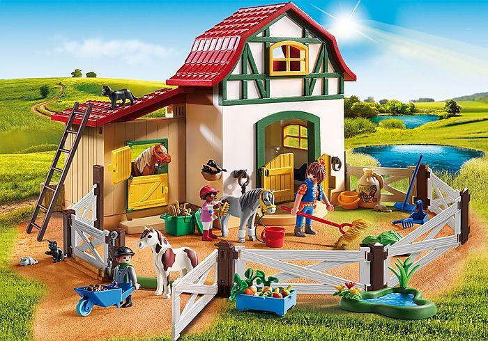 Playmobil Granja De Ponis 6927-1