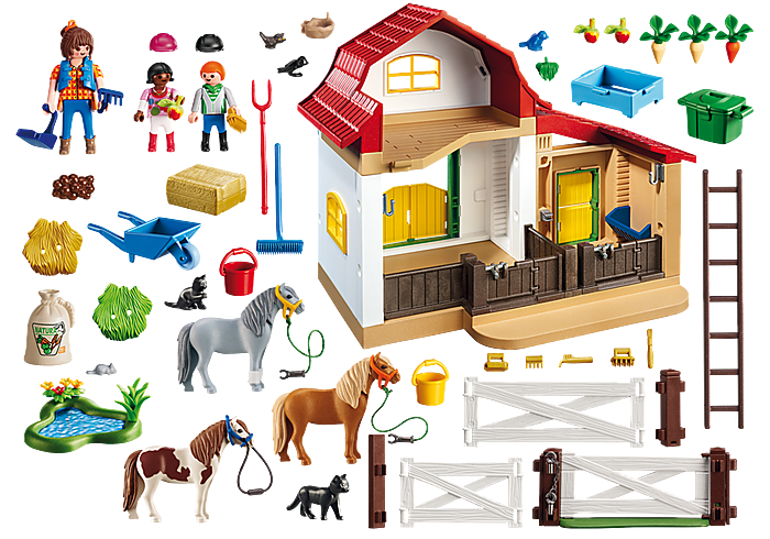 Playmobil Granja De Ponis 6927-2