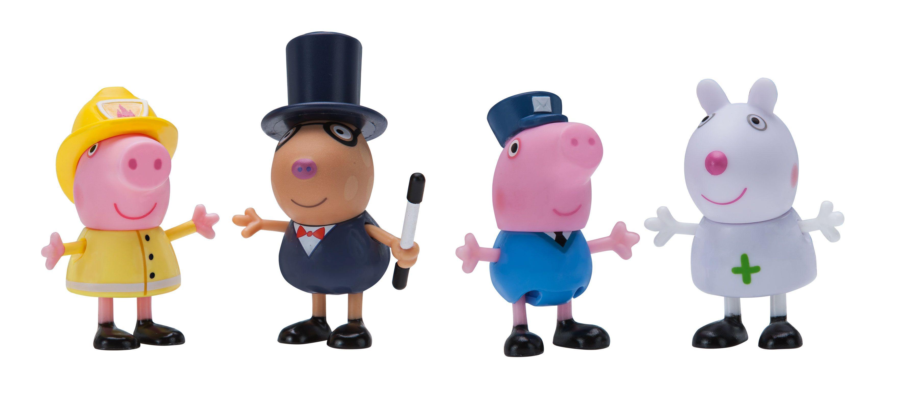 Peppa Pig - Lo Que Quiero Ser - Pack De 4 Figuras-0
